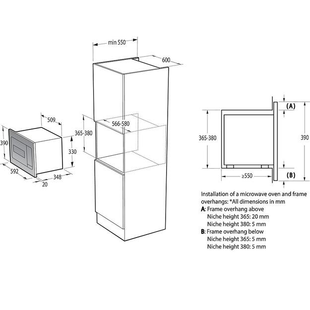 Mikrobangų krosnelė GORENJE BM235G1SYB