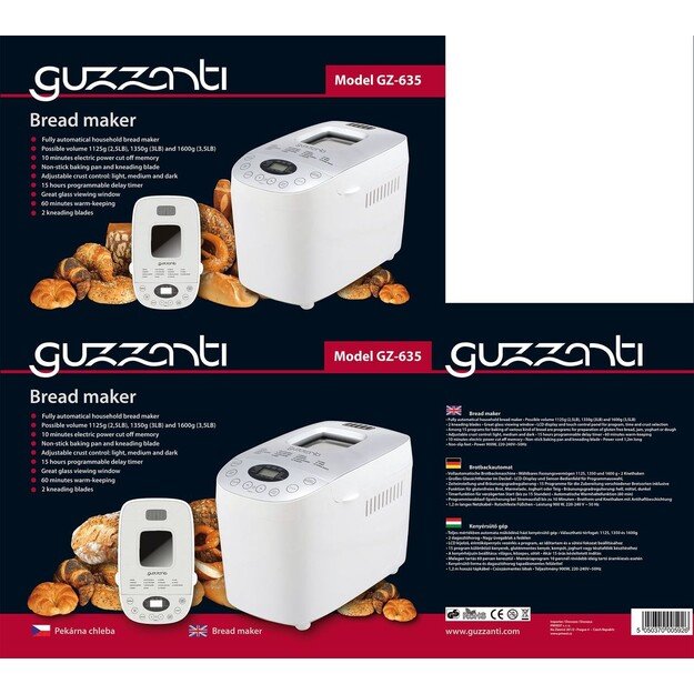 Duonkepė GUZZANTI GZ-635