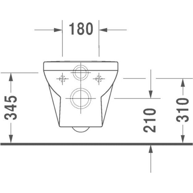 Pakabinamas klozetas Duravit DuraStyle Rimless 45620900A1