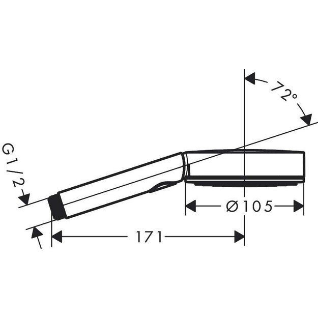 Dušo galvutė Hansgrohe Pulsify 24111700