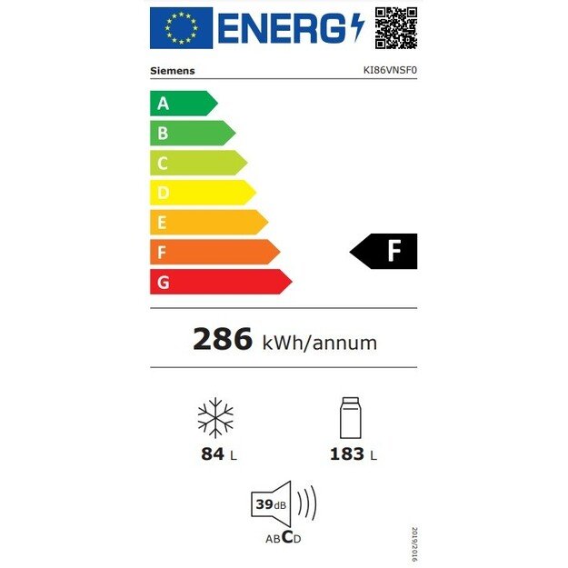 Šaldytuvas Siemens KI86VNSE0