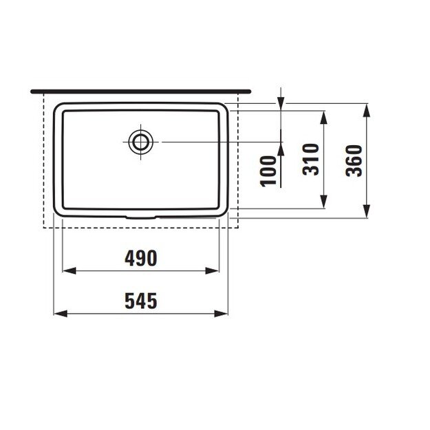 Prasutuvas Laufen Living City 535x360, H8124300001091