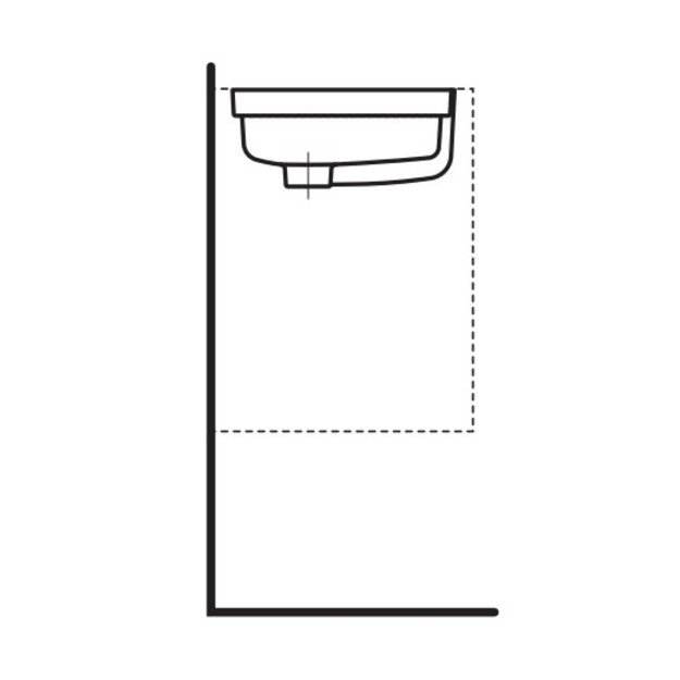 Prasutuvas Laufen Living City 535x360, H8124300001091