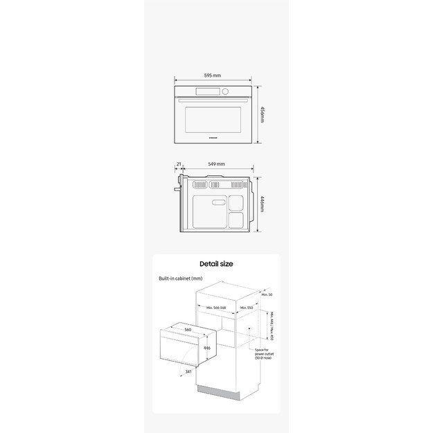 Orkaitė Samsung NQ5B4553FBS