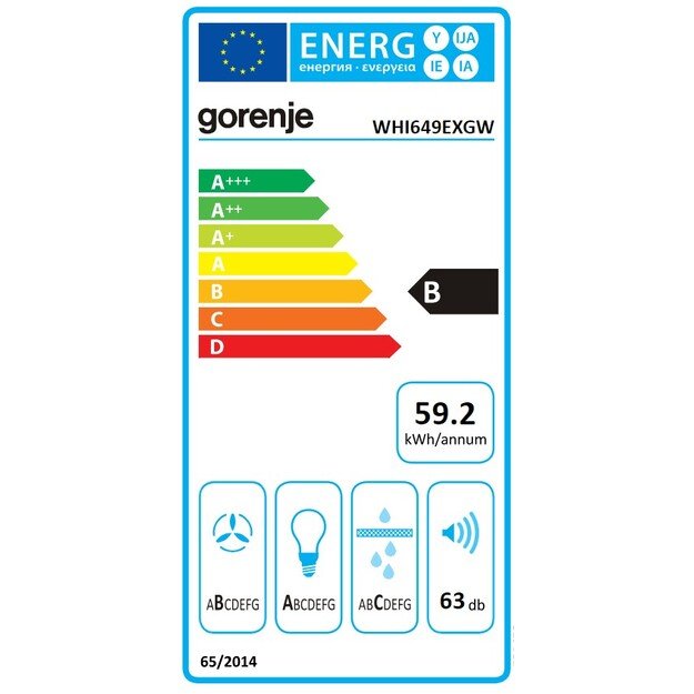 Gartraukis Gorenje WHI649EXGW Chimney