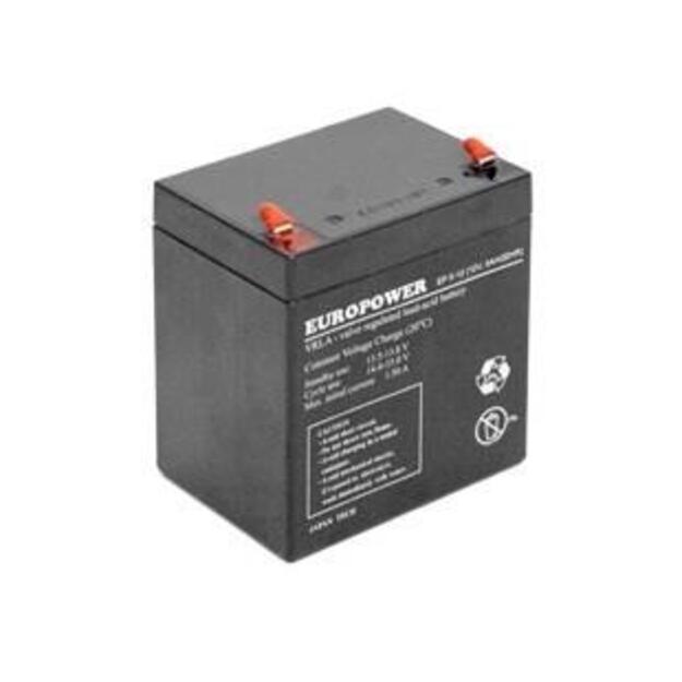 BATTERY 12V 5AH VRLA/EP5-12T2 EUROPOWER EMU