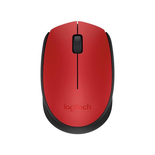 MOUSE USB OPTICAL WRL M171/RED 910-004641 LOGITECH