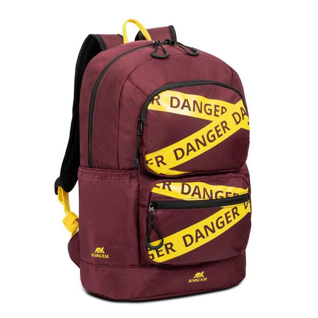 NB BACKPACK URBAN 14L 13.3 /5421 BURGUNDY RED RIVACASE