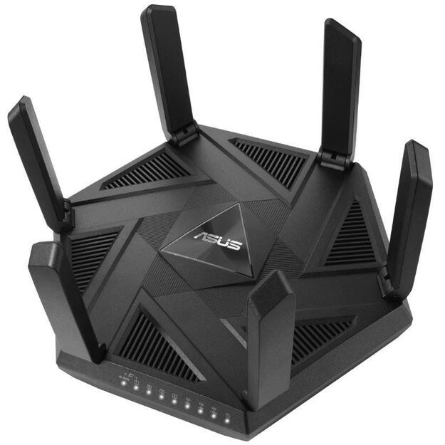 Wireless Router|ASUS|Wireless Router|7800 Mbps|Mesh|Wi-Fi 5|Wi-Fi 6|Wi-Fi 6e|IEEE 802.11a|IEEE 802.11b|IEEE 802.11n|USB 3.2|1 WAN|3x10/100/1000M|1x2.5GbE|Number of antennas 6|RT-AXE7800