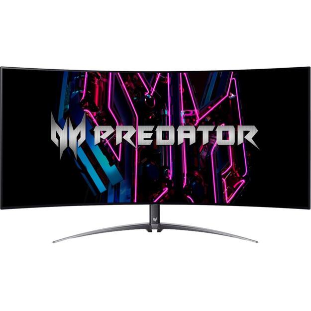 LCD Monitor|ACER|X45BMIIPHUZX|44.5 |Gaming/Curved/21 : 9|Panel OLED|3440x1440|21:9|240 Hz|Matte|0.1 ms|Speakers|Swivel|Tilt|Colour Black|UM.MXXEE.001