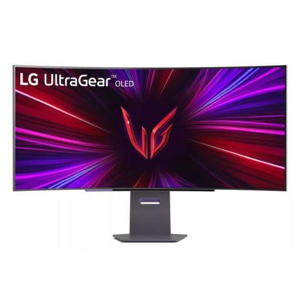 Monitor|LG|45GS95QE-B|45 |Gaming/Curved/21 : 9|Panel OLED|3440x1440|21:9|240Hz|0.03 ms|Swivel|Height adjustable|Tilt|Colour Black|45GS95QE-B