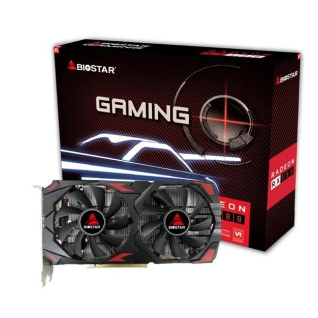 Graphics Card|BIOSTAR|AMD Radeon RX 580|8 GB|GDDR5|256 bit|PCIE 3.0 16x|Memory 1274 MHz|1xHDMI|2xDisplayPort|VA5815RQ82