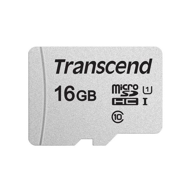 MEMORY MICRO SDHC 16GB UHS-I/CLASS10 TS16GUSD300S TRANSCEND