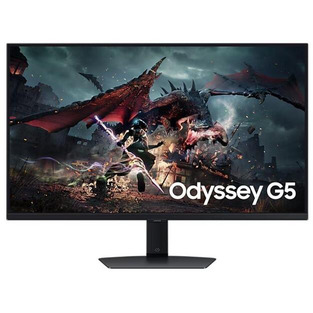 LCD Monitor|SAMSUNG|32 |Panel IPS|2560x1440|16:9|180Hz|1 ms|Swivel|Pivot|Height adjustable|Tilt|Colour Black|LS32DG500EUXEN