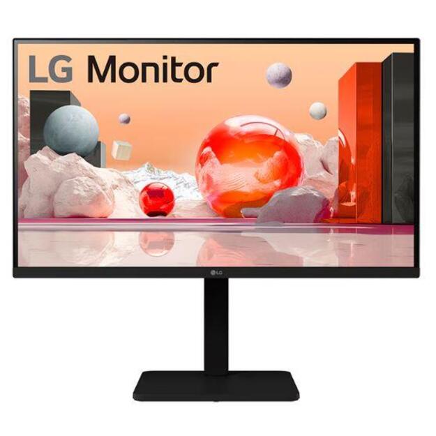 LCD Monitor|LG|27 |Panel IPS|1920x1080|16:9|100Hz|Matte|Speakers|Swivel|Pivot|Height adjustable|Tilt|Colour Black|27BA550-B