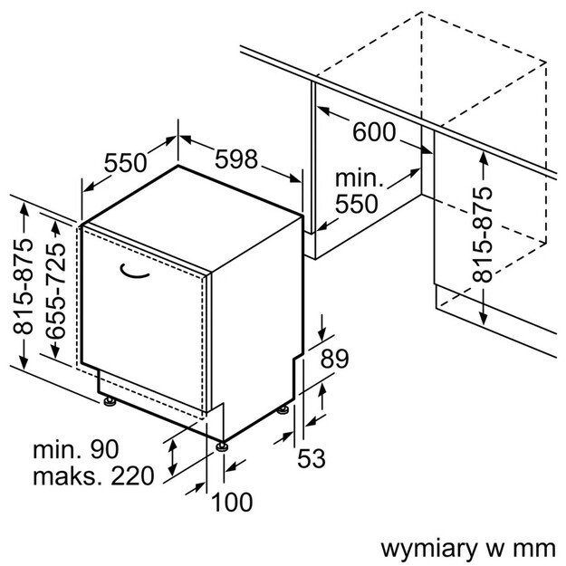 Indaplovė  Bosch SMV4EVX01E