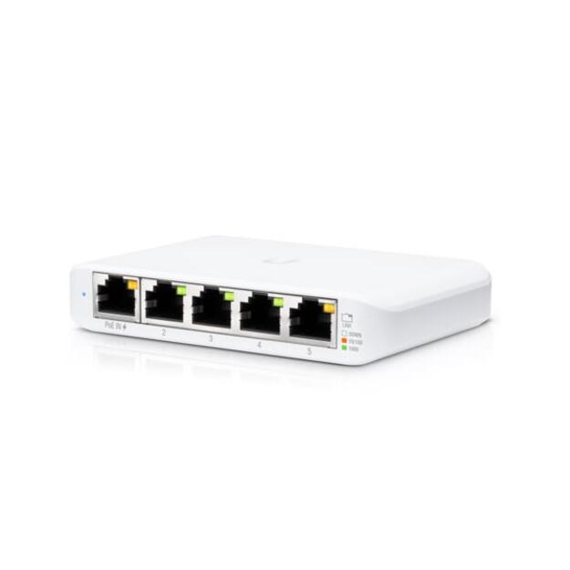 Switch|UBIQUITI|USW-Flex-Mini|5x10Base-T / 100Base-TX / 1000Base-T|1xRJ45|1|PoE ports 1|USW-FLEX-MINI