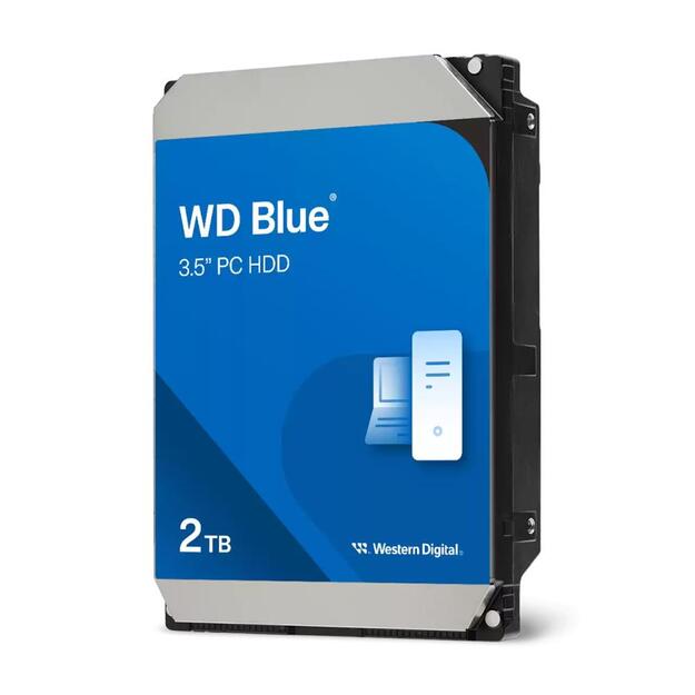 HDD|WESTERN DIGITAL|Blue|2TB|SATA 3.0|64 MB|5400 rpm|3,5 |WD20EARZ