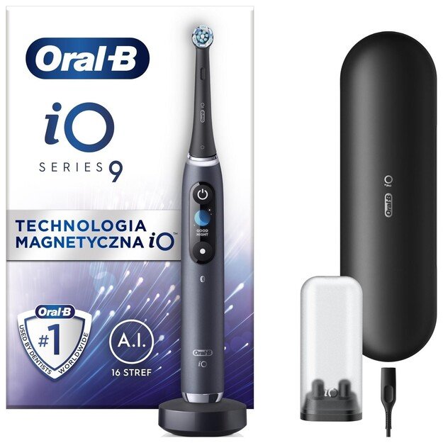 Dantų šepetėlis Oral-B iO9 Black Onyx