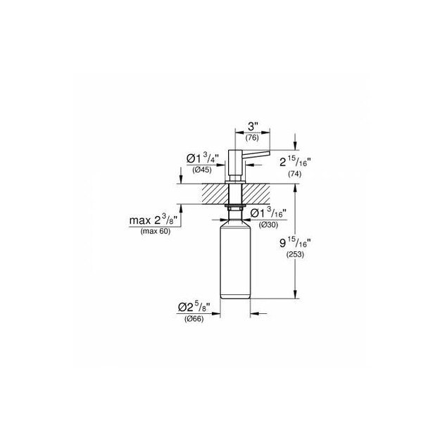 Muilo dozatorius Grohe Cosmopolitan 40535GN0, brushed cool sunrise