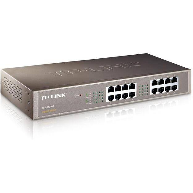 Switch|TP-LINK|16x10Base-T / 100Base-TX / 1000Base-T|TL-SG1016D