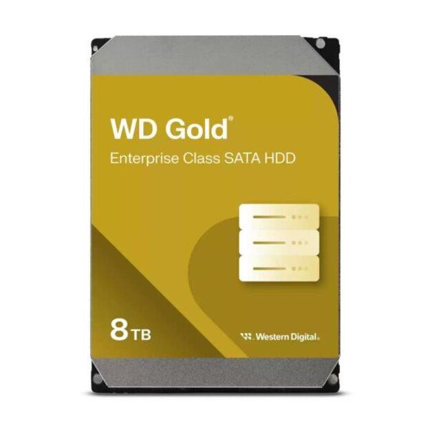 HDD|WESTERN DIGITAL|Gold|8TB|256 MB|7200 rpm|3,5 |WD8005FRYZ