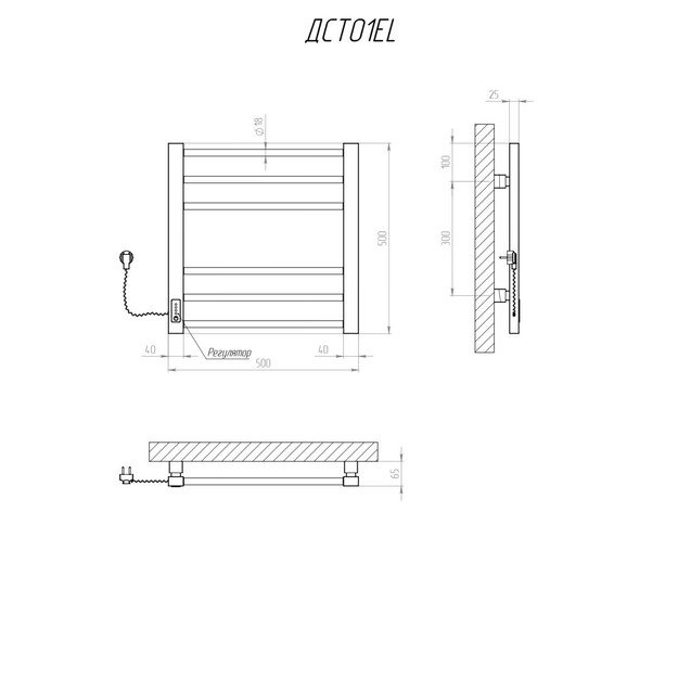 Rankšluosčių džiovintuvas Kosser Step 500x500/6 EL laikmatis juodas 1