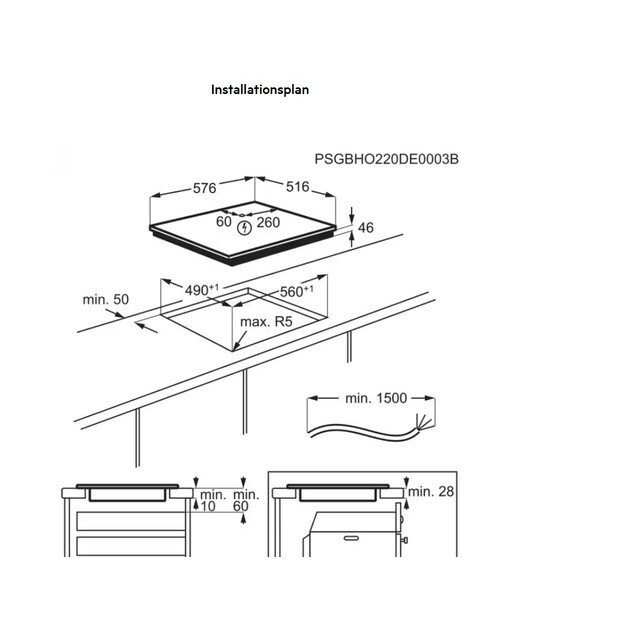 Kaitlentė AEG IKS6443AXB 2