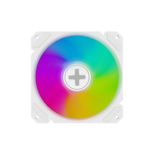 CASE FAN 120MM PWM ARGB REVERS/4PIN WHITE XF066 XILENCE