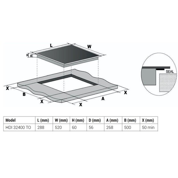 Kaitlentė BEKO HDI32400TO 3