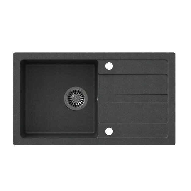 Plautuvė su maišytuvu Quadron GO MAX, TQ7744GMCZ, juoda 4