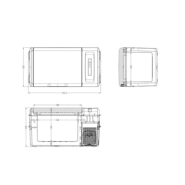 Automobilinis šaldytuvas Guzzanti GZ 21B 2