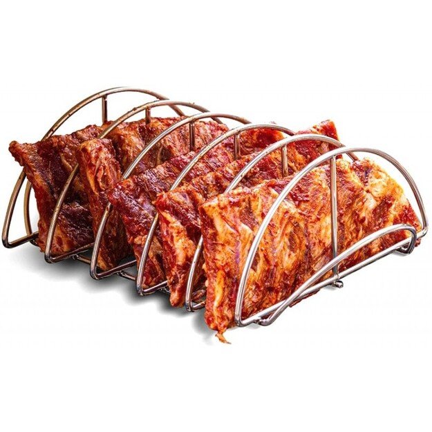 Kamado Joe nerūdijančio plieno šonkaulių laikiklis 2