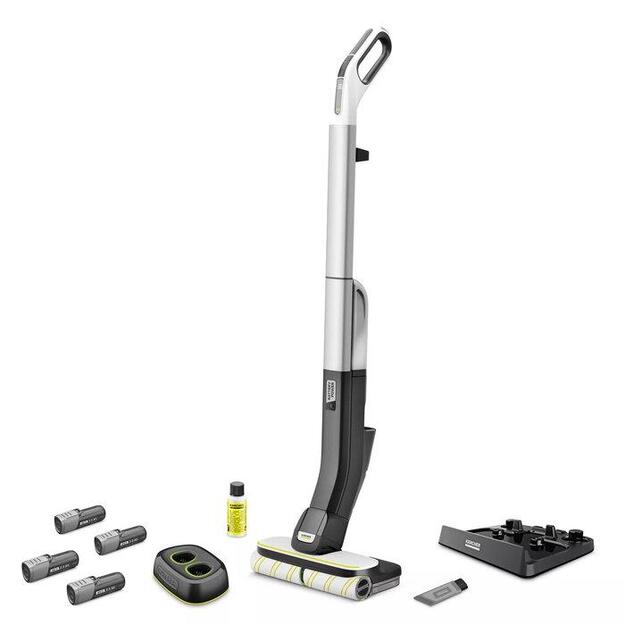 Vacuum Cleaner|KARCHER|Hard floor cleaner FC 4-4 Battery Set 4B Duo|Noise 57 dB|Weight 3.4 kg|1.056-406.0