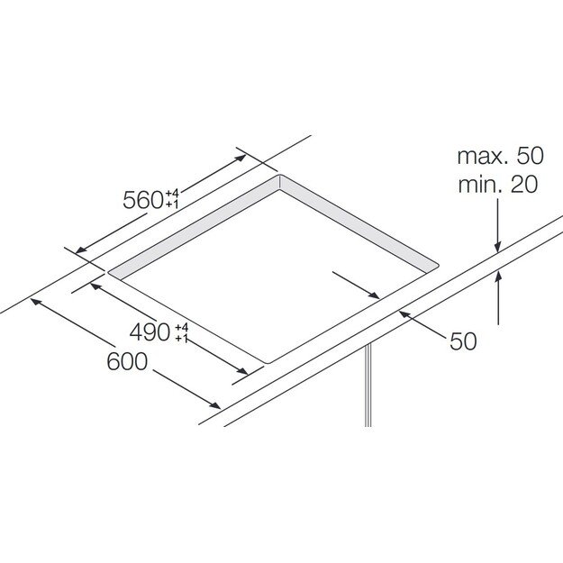Įmontuojama indukcinė kaitlentė Samsung NZ64T3706A1/UR 2