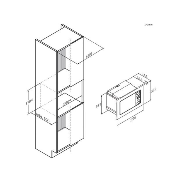 Mikrobangė Candy CA20FMW7NB 7