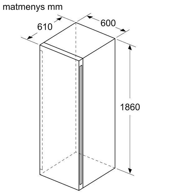 Vyno šaldytuvas Bosch KWK36ABGA 5