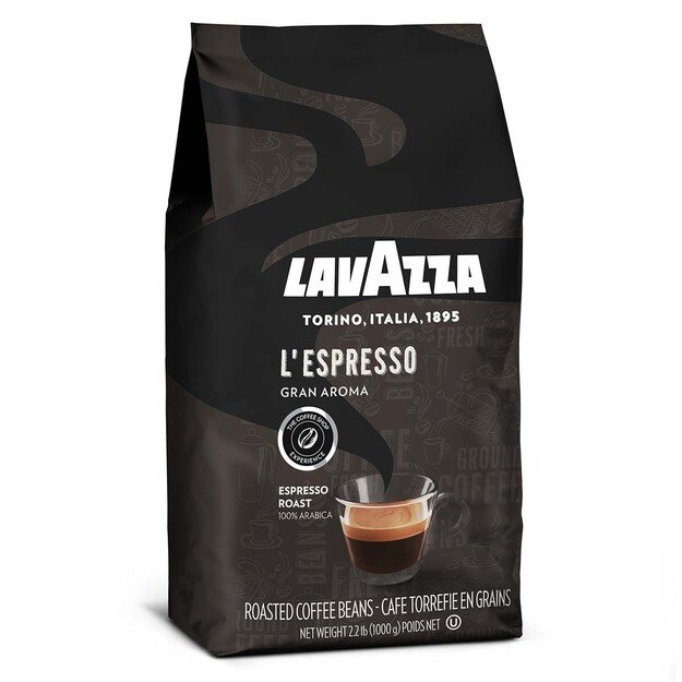 Kava pupelėmis Lavazza Gran Aroma L Espresso 1kg 1