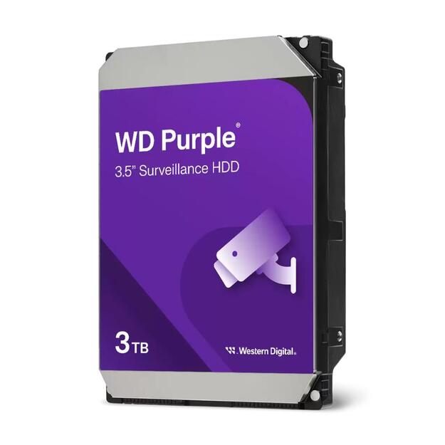 HDD|WESTERN DIGITAL|Purple|3TB|SATA|256 MB|3,5 |WD33PURZ