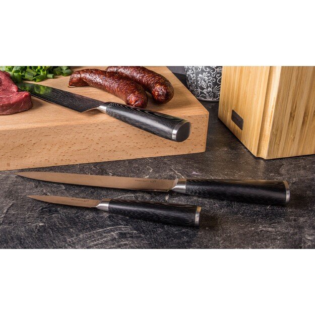 Peilių rinkinys G21 Damascus Premium 6002299 5 vnt. + galąstuvas 5