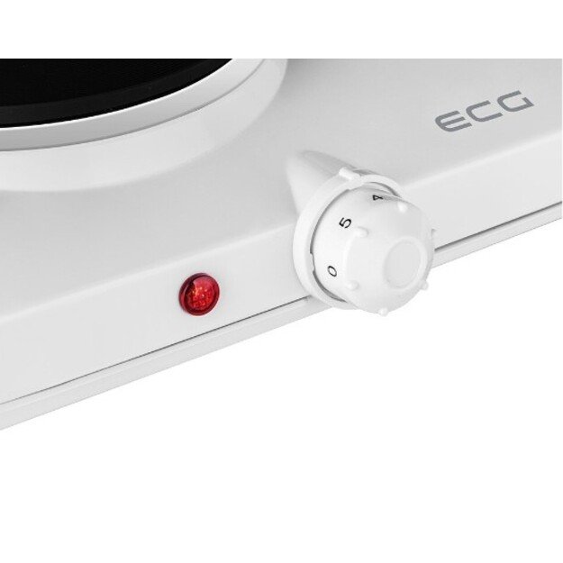 Elektrinė viryklė ECG EV 2512 White 2