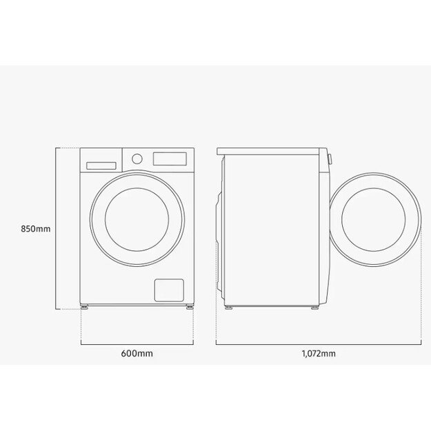 Skalbimo mašina Samsung WW90CGC04DAELE 2