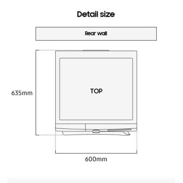 Skalbimo mašina Samsung WW90CGC04DAELE 1