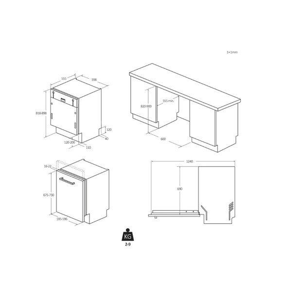 Indaplovė Candy CI 3C6F1A1 2