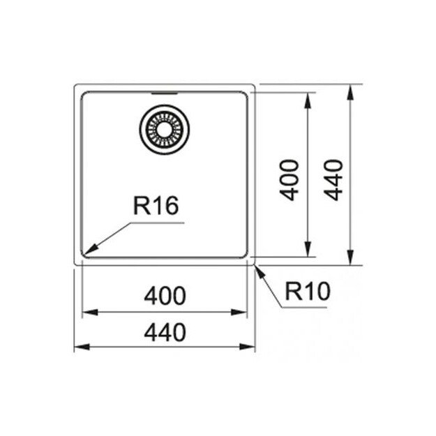 Plautuvė Franke Maris MRX 210-40, 127.0531.809 1