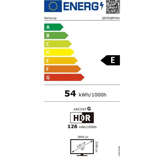 QLED Televizorius Samsung QE50Q8FAAUXXH 4