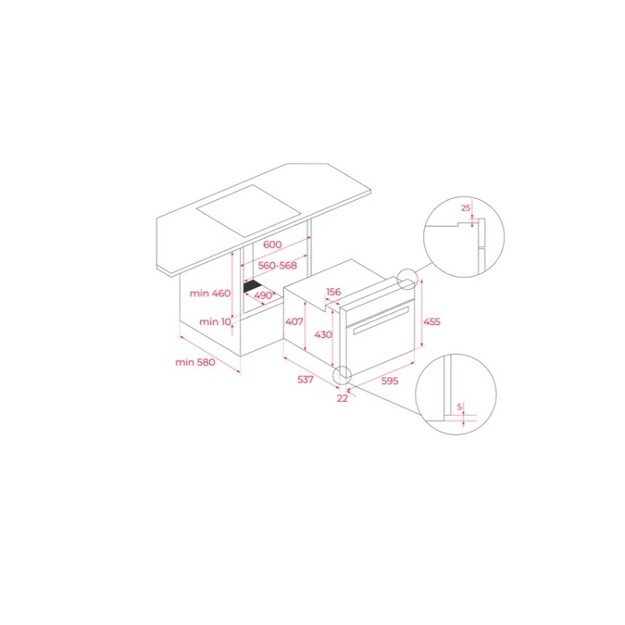Orkaitė TEKA HLC8400WH 1