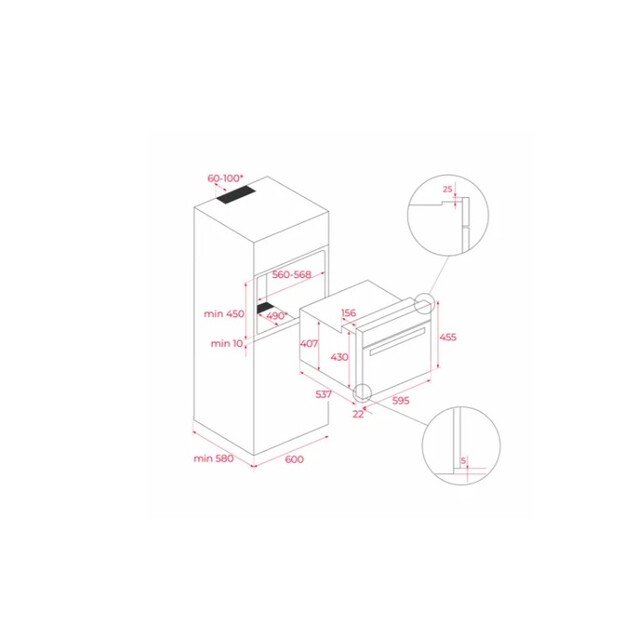 Orkaitė TEKA HLC8400WH 2