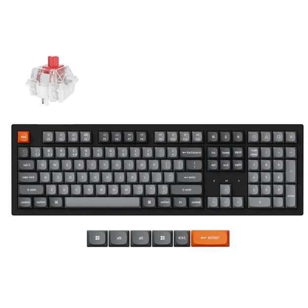 KEYBOARD WRL K10 MAX RGB/BLACK K10M-H1 KEYCHRON