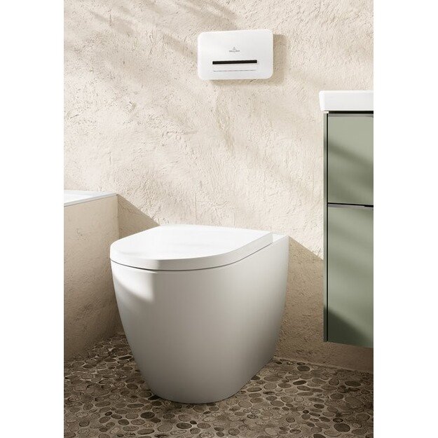 Klozeto dangtis soft close Villeroy and Boch Subway 3.0 stone white C-plus, 8M42S1RW 2